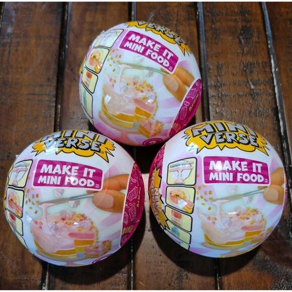 MGA Mini Verse Make It Mini Food New 2024 lot of 3 - Picture 2 of 6